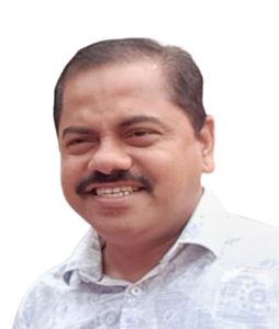 Portrait of Yogesh Kerkar, Secretary of SAIESA