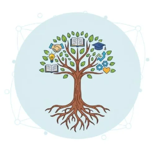 Illustration representing SAIESA's vision for the alumni community